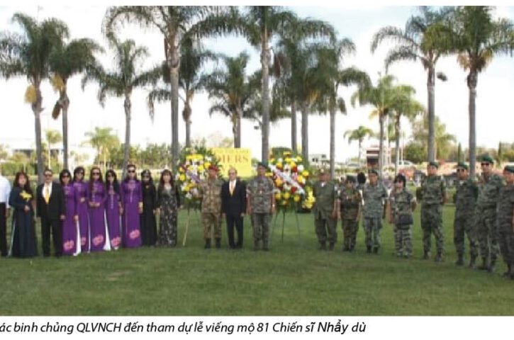 Lễ viếng mộ 81 chiến sĩ Nhẩy dùNghĩa trang mùa Thu năm 2023 tại Little Sài Gòn