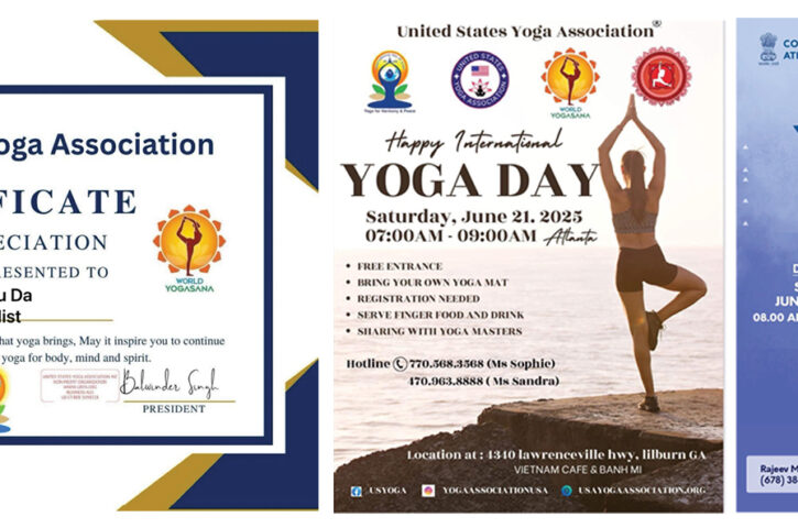 NGÀY QUỐC TẾ YOGA LẦN THỨ 11 ĐƯỢC TỔ CHỨC Ở ATLANTA( 11 TH INTERNATIONAL YOGA DAY ATLANTA )