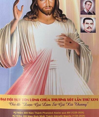 ĐẠI HỘI SUY TÔN LÒNG CHÚA THƯƠNG XÓT LẦN THỨ 26